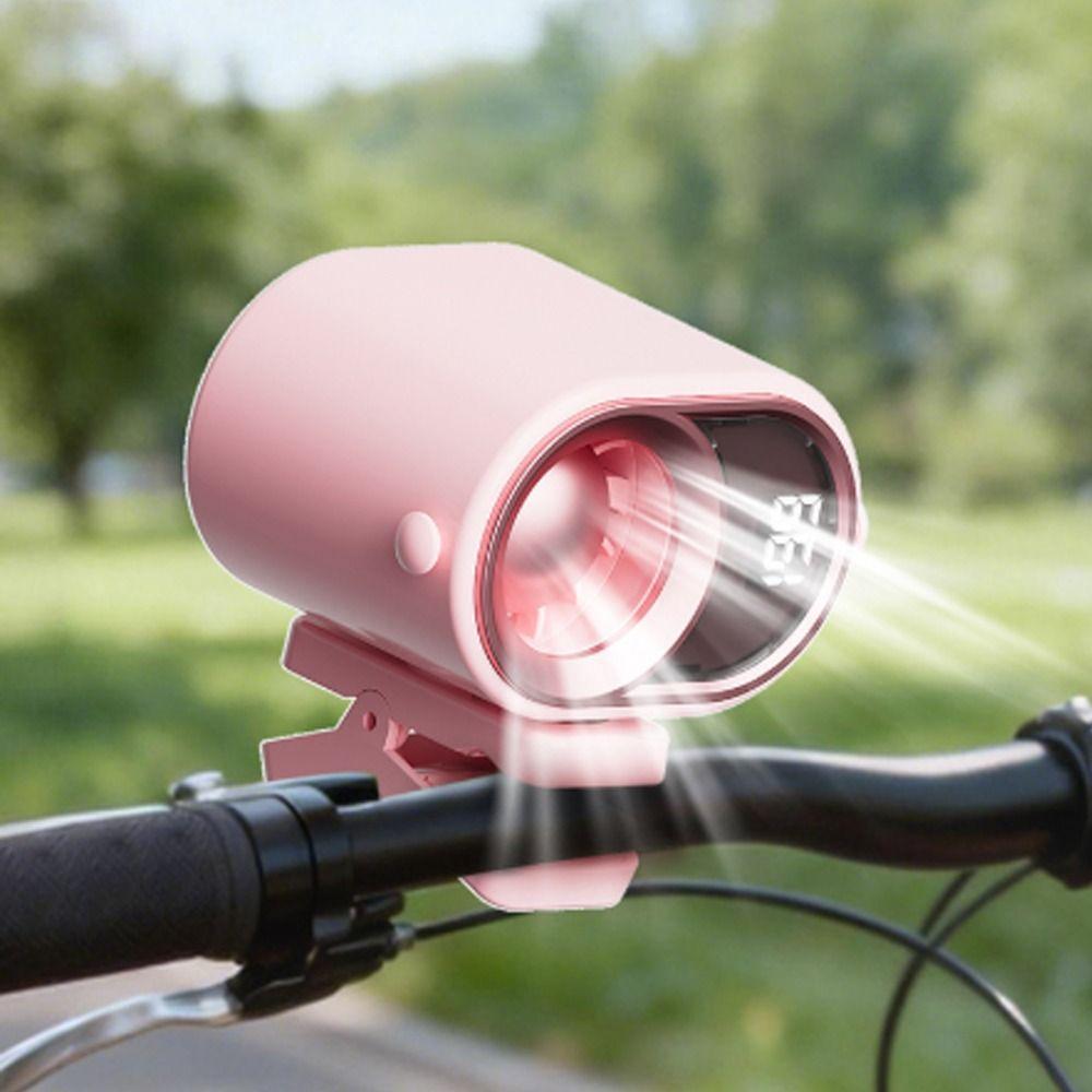 4 Speeds Silent Mini Bladeless Electric Fan LED Display Clip-on Fan New Air Cooler
