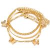 Retro Thick Chain Bracelet Set - Retro Bracelets - Women's Hand Chain Set