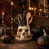 Halloween Design Block and Utensil Holder Resin Decorative Stand for Kitchen