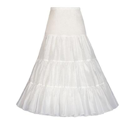Women's Crinoline Petticoat Short Half Slips Lolita Underskirt for Wedding Dress