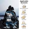 1pc shark streetwear Throw Blanket Soft Flannel, Cozy All Season Polyester Perfect for Home, Office
