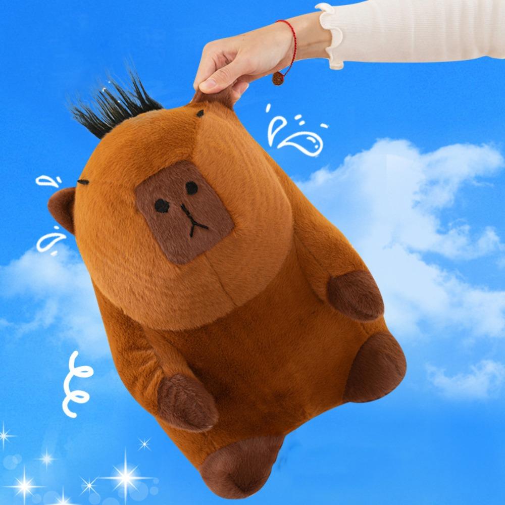 Soft Capybara Plush Toy Cartoon Capybara Plush Doll Capibara Anime Fluffty Toy  Home Decor