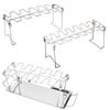Chicken Leg Rack Non-Stick Grilling BBQ Barbecue Rib Stainless Steel Roast Rack Roast Chicken Wing Leg Rack