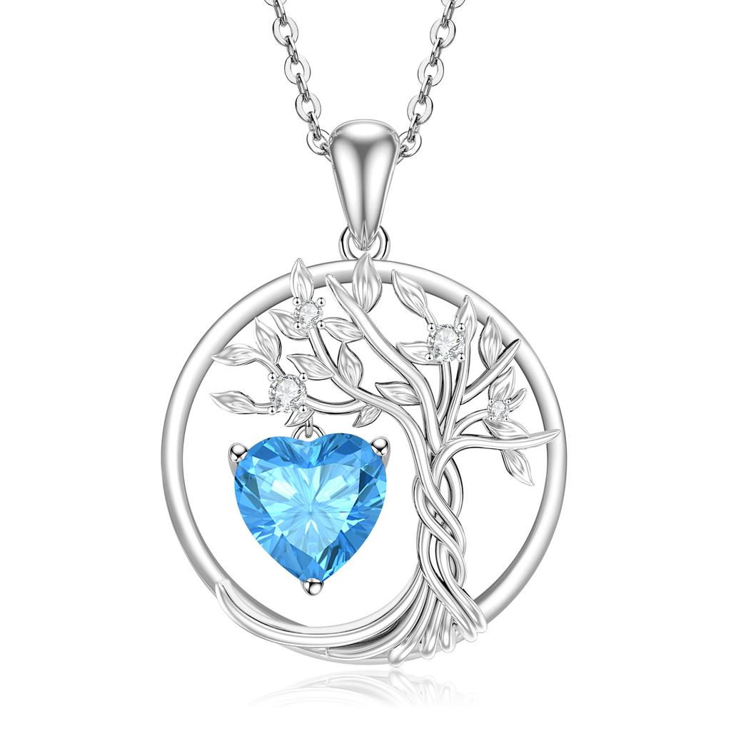 S925 Sterling Silver Women's Necklace Trendy Zircon Cross Pendant Birthday Gift European American