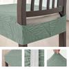Solid Washable Dining Chair Covers Anti Slip Stain Resistant Seat Cushion Slipcover For Hotel Home Use