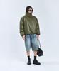 Standarderror 87-Stan104 Utility High-Neck Leather Padded Khaki