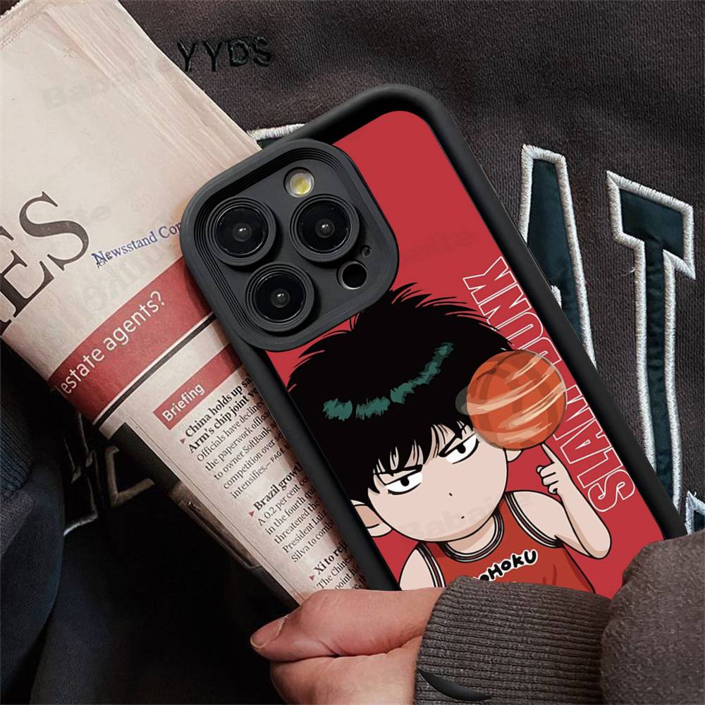 Lovely Anime S-Slam D-Dunk Phone Case For IPhone 17 16 E 15 14 13 12 11 Pro Max Plus Back Cover