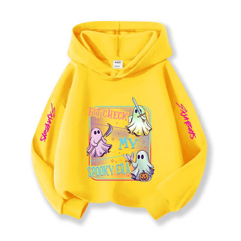 2025 New K-POP Animated Children's Hoodie Fashion Cartoon Printed Girls' Hoodie Sportswear Casual Style Top
