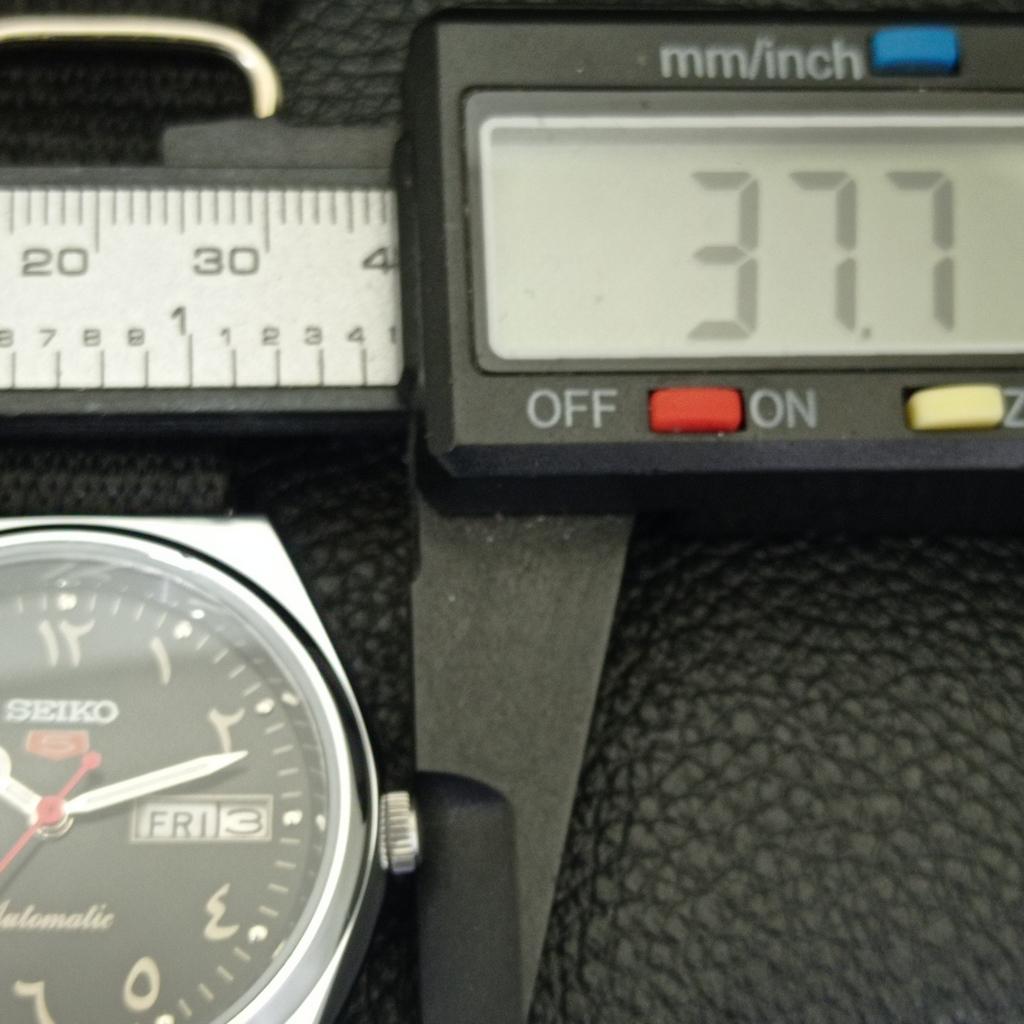 REFURBISHED SEIKO 5 AUTOMATIC 6309A VINTAGE JAPAN MENS BLACK WATCH A441405-5 Sk-a441405