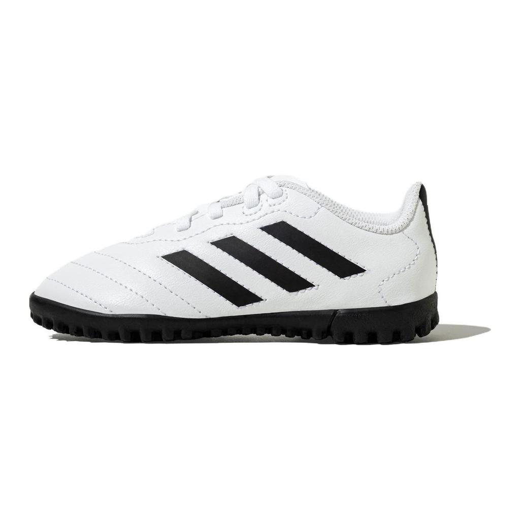 Adidas Goletto 8 Comfortable Shock Absorbing Durable Low Top Kids Soccer Shoes Kids Soccer Shoes White Black HQ4485