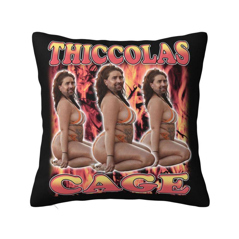 Nicolas Cage Is Calling Throw Pillow Case cm for Sofa Cushion Cover Square Polyester Pillowcase Doublesided Printing 30x30cm