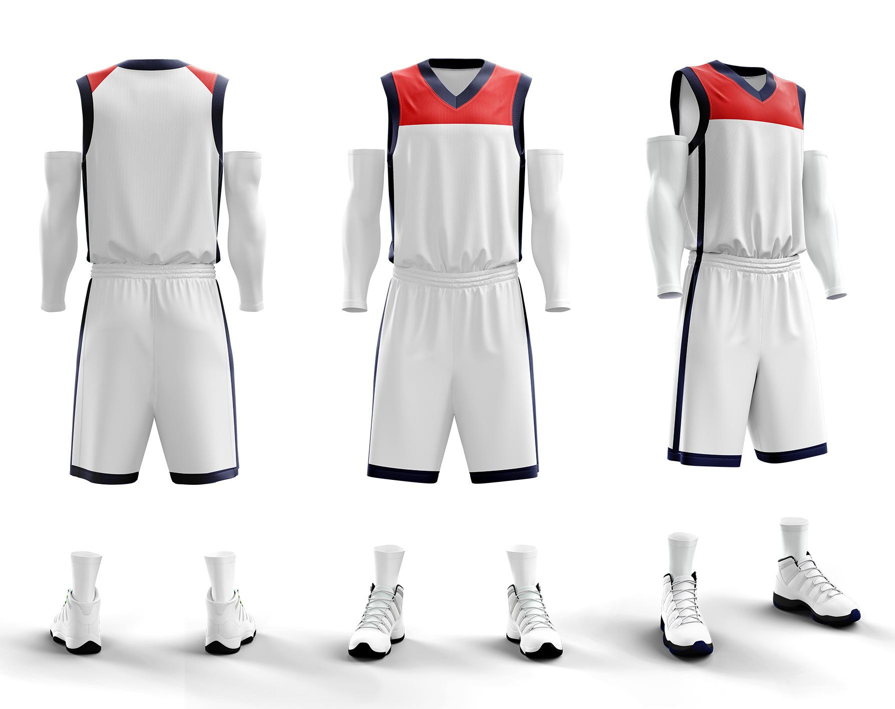 New Dream Team basketball jersey set, US team jersey game training jersey, children s adult basketball jersey print 110CM белый