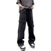 Men's Loose-Fit Overalls: Solid Color, Trendy Casual Pants, New Style Fashion for Youth