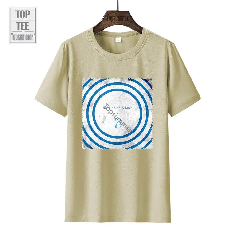 Mitt liv som en bro-album t-shirt Taking Meds Tour t-shirt Unisex Hip Hop Rock kortärmad t-shirt FeUnisex Svarta kläder