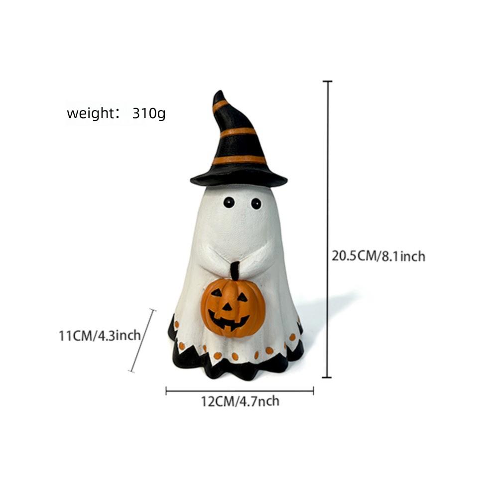 

A Halloween home decoration ghost pumpkin ornaments party props decorative resin skeleton holiday atmosphere
