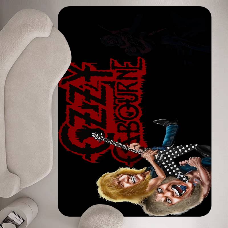 Ozzy O-Osbourne Ristorante Design Tappetini Antiscivolo Assorbenti Acqua Striscia Lunga Cuscino Tappetino Camera da Letto Tappeti per la Casa