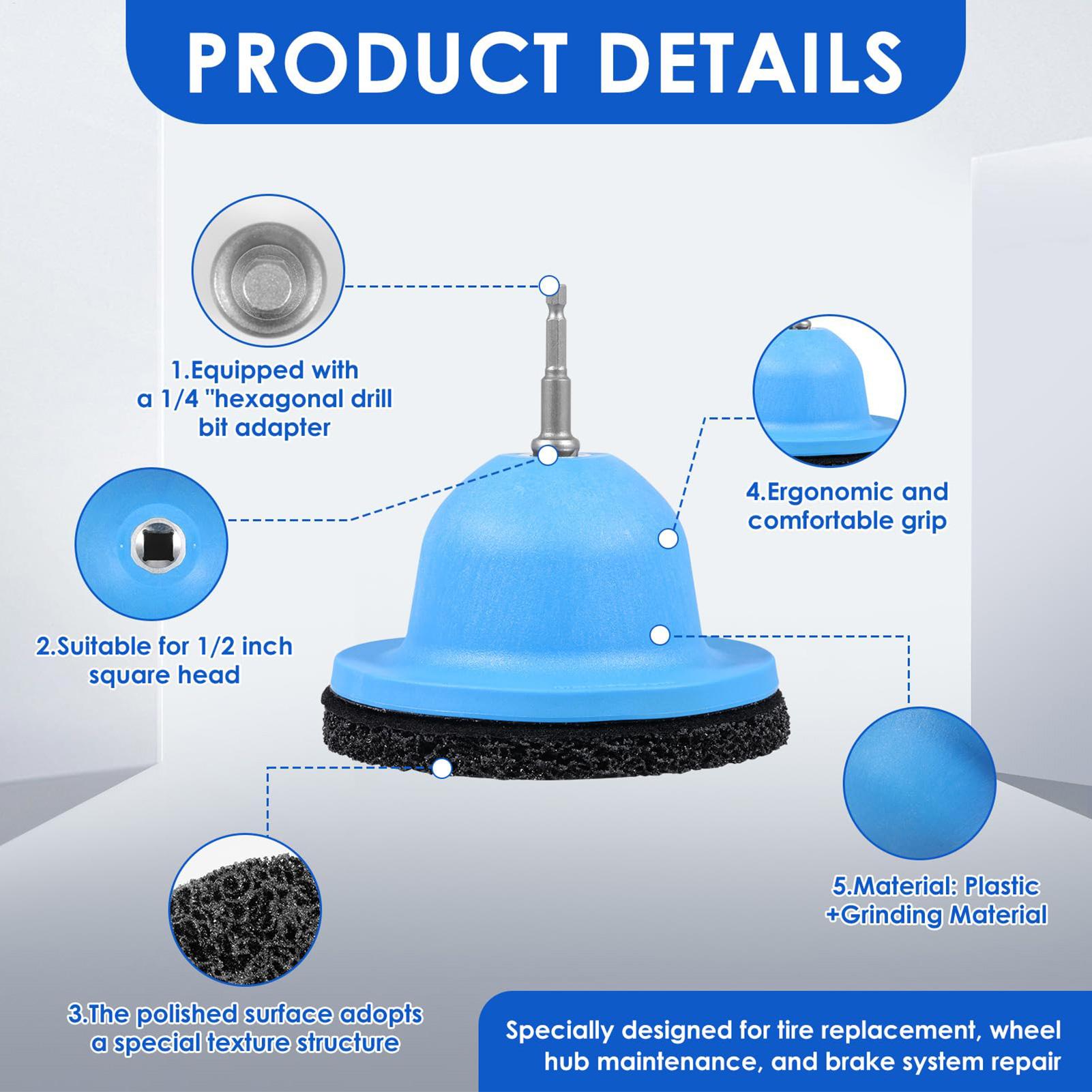 

Wheel Hub Cleaner Wheel Stud Cleaner With 1/2 Driver Rust Remover For Replacement Vehicle Tractor RV Truck Trailer China Mainland