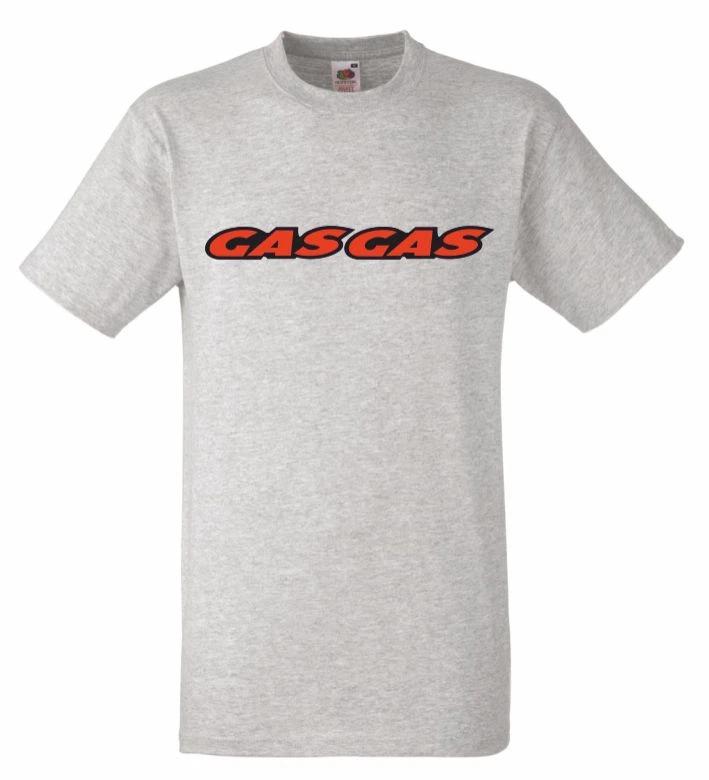 Men s and Women s T-shirts Gas Gas Style Motorcycle Printed T Shirt in 6 Sizes XL