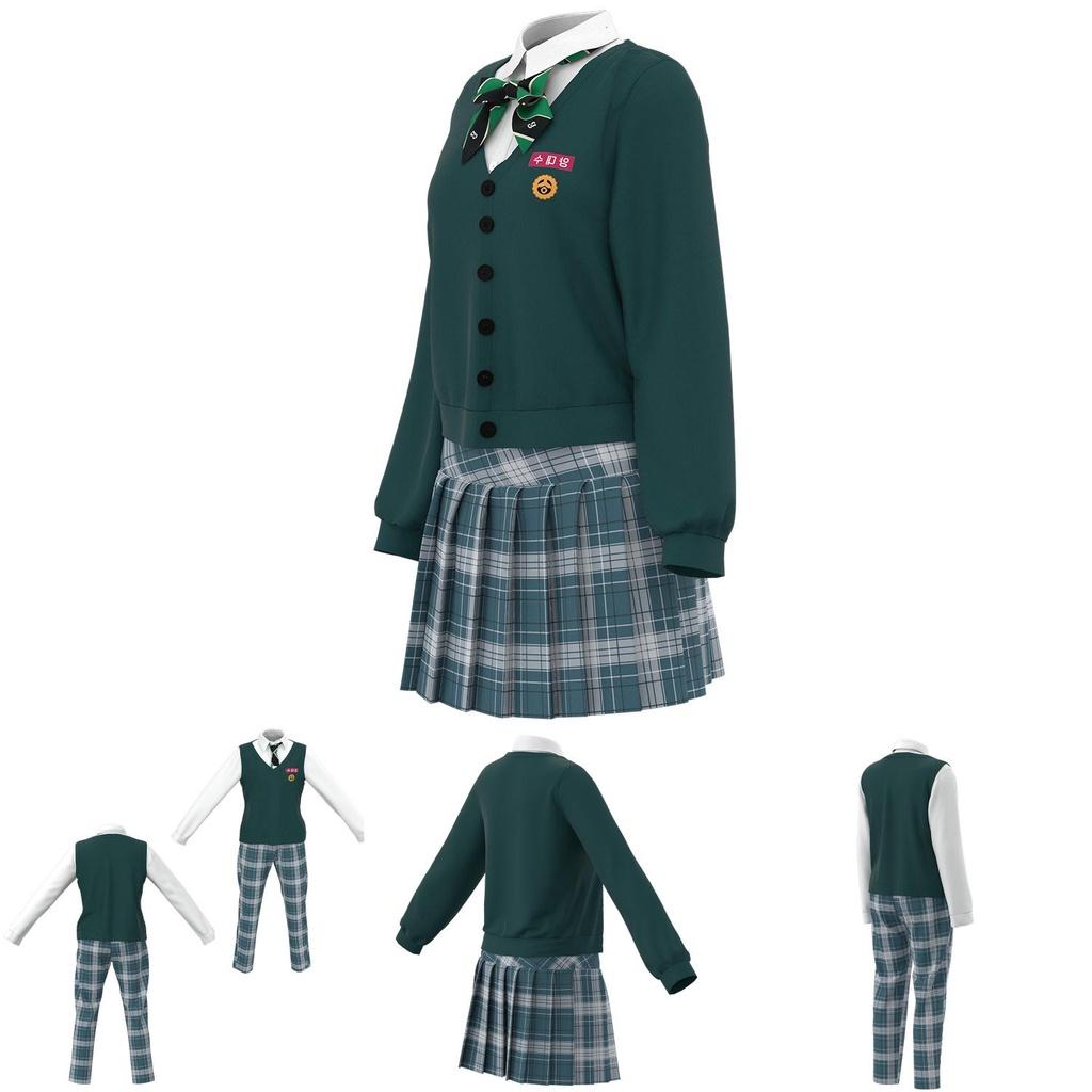 Anime-inspired All Of Us Are Dead Cosplay Costume For Fans Men And Women School Uniform Outfit