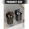 Strong Adhesive Wall Mount Chopsticks Organizers Plastic Multiple Use Rack For Utensils Brushes And Small Items
