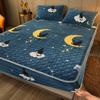Lenzuolo con angoli in velluto 90x200 Lenzuolo addensato per la casa Coprimaterasso caldo Queen Size fundas de colchón