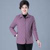 Warm Thin Jacket Autumn Winter Quilted Long-sleeved Jacket Parkas Middle Age Cotton-padded Tops Mother Cotton Coat