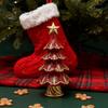 Christmas Tree Statue Small Decorations for Shelf Holiday Landscape