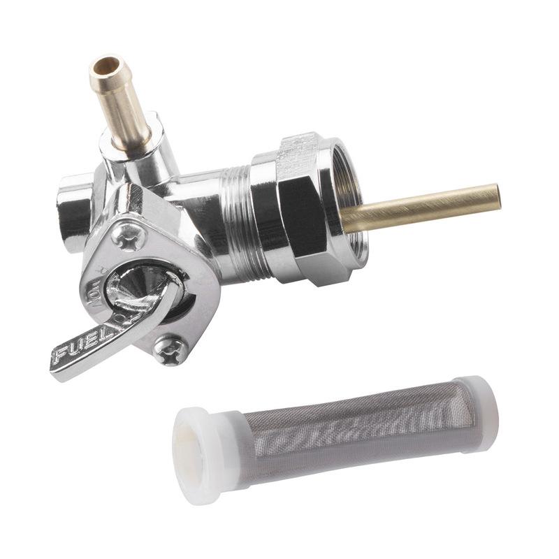 SDTW Petcock Fuel Valve 22mm 62167-81 62163-75 62129-75T 62168-81 For Davidson Dyna Fuel Cock Tap Gas Tank