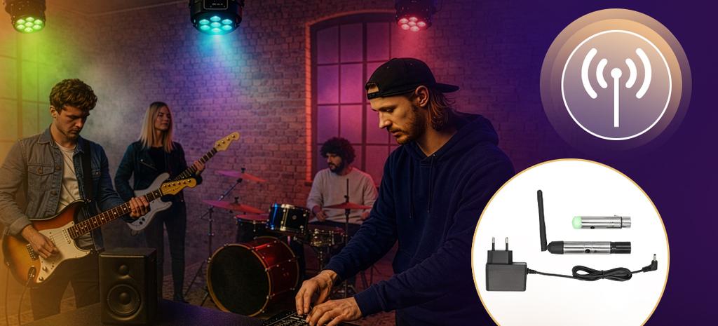MusicMate MM-DX50 SkyLink Wireless DMX Transmitter