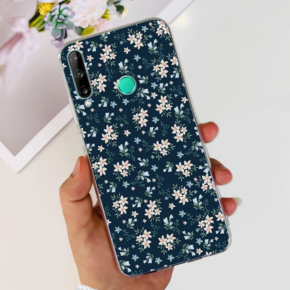 For Huawei Y7p 2020 Case Honor 9C Silicone Cover Fashion Butterfly Clear TPU Fundas For Huawei P40 Lite E ART-L28 ART-L29 Bumper