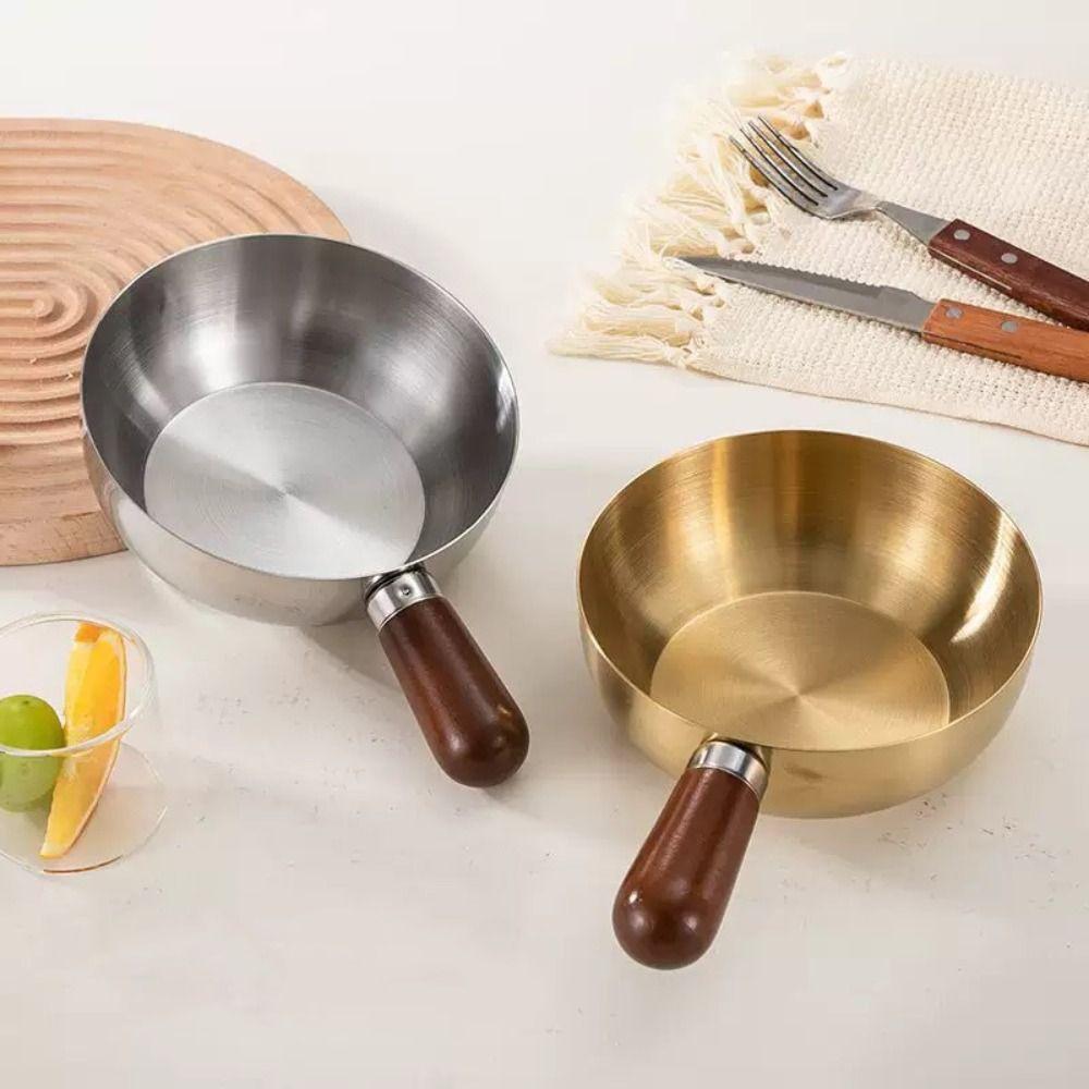 High Temperature Resistant Wooden Handle Bowl Heat-Resistant Breakfast Bowl  Instant Noodles