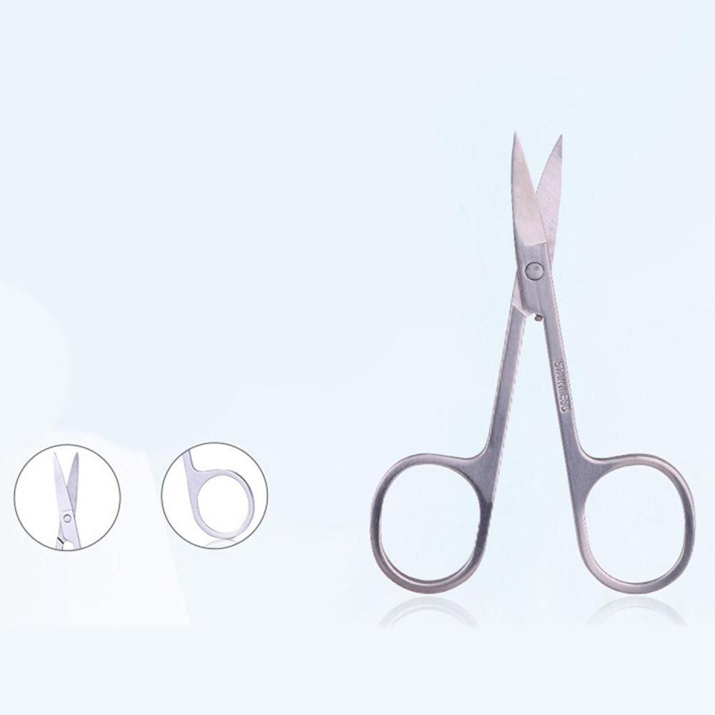 Eyebrow Scissors Comb Eyelash Hair Trimming Grooming Scissors Cosmetic Makeup Tool