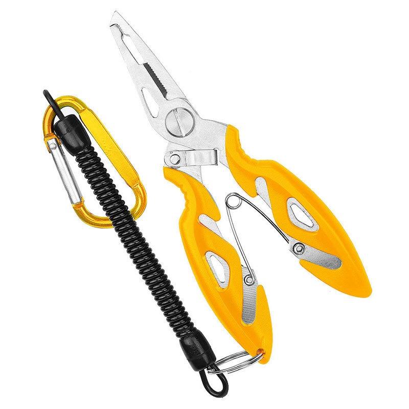 Fishing Line Cutter Hook Tackle Stainless Steel Fishing Plier Fishing Tackle Tool Cutter Hook Remover Line Cutter Grip Split Ring Pliers