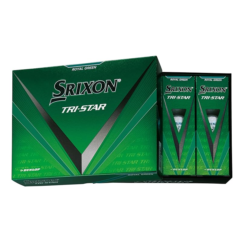 

dunlop golf balls SRIXON TRI-STAR4 2024 model 1 dozen (12 pieces) royal green