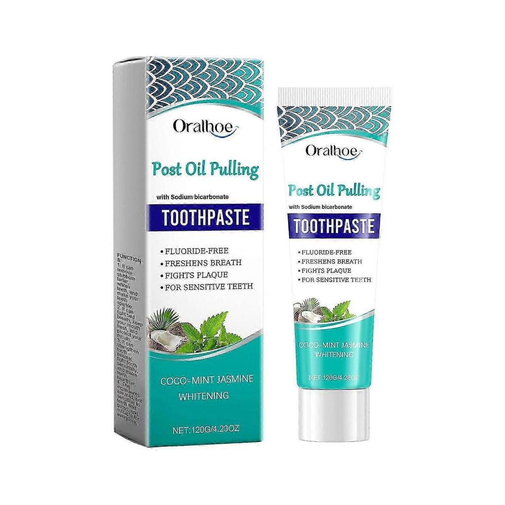 Fluoride free toothpaste 120g for bright teeth and fresh breath