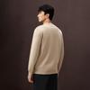 HLA Men's Solid Color Business Casual Knit Sweater