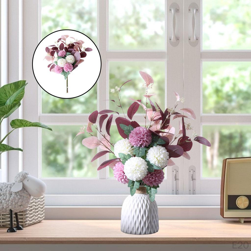 Artificial Flower Bouquet Bridal Decoration Silk Nordic DIY Flowers for Home Table Wedding