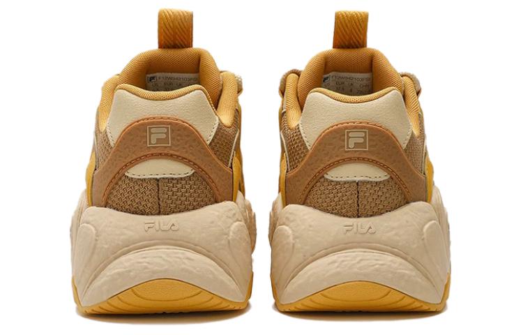 Women's Sneakers FILA Croissant Chunky Sneakers 'Yellow Brown' Women's