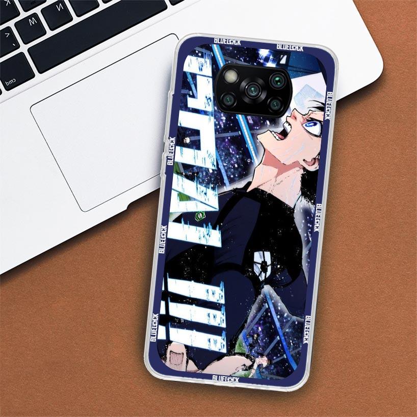 Japan Anime Blue Lock Phone Case For Xiaomi Poco X3 Nfc X4 X5 X6 X7 F7 Ultra F6 F5 F4 Gt F3 M6 M5S M5 M4 M3 Fundas Soft Shell X7