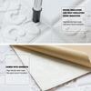 10PCS 3D Tile Brick Wall Sticker Wallpaper Self-adhesive Waterproof Foam Panel