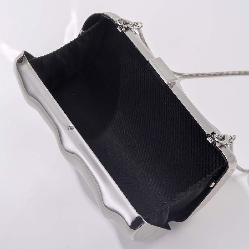 Fashion Clutch Iron Box Evening Party Crossbody New Style Bag Shoulder Handbag Elegant Wallet Bags For Women Luxury Brand