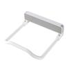 Wall Mounted Foldable Wash Basin Storage Rack Pot Lid Shelf Holder Self Adhesive