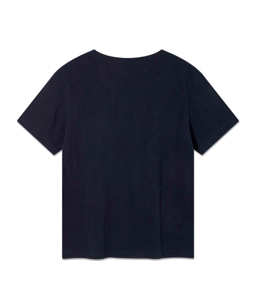 LEE Women'S Typo Pocket T-Shirt Navy