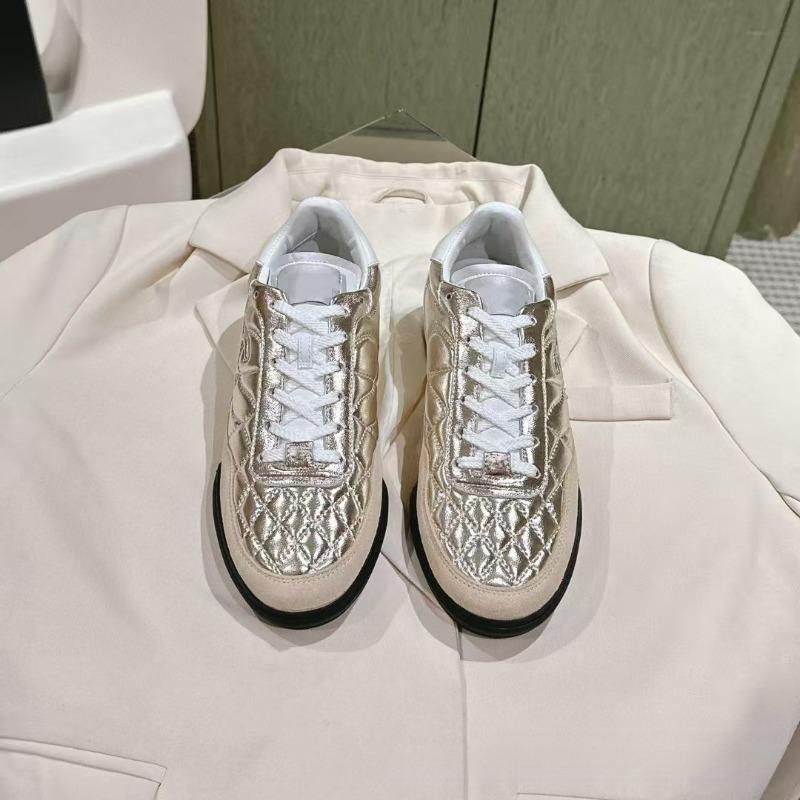 High Quality Cowhide Sneakers Diamond Leather Casual Lace-up Versatile Comfortable Casual Shoes Women