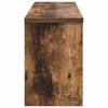 Wall Mounted Nightstand Smoked Oak 80 x 20 x 30 cm
