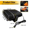 Car Heater Fan 12V Car Air Heater Fan Winter Windshield Defogger Defroster Heating 360°Rotation Portable Truck Electric Heater
