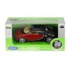 Model 1:34 Bugatti Chiron, czerwono-czarny