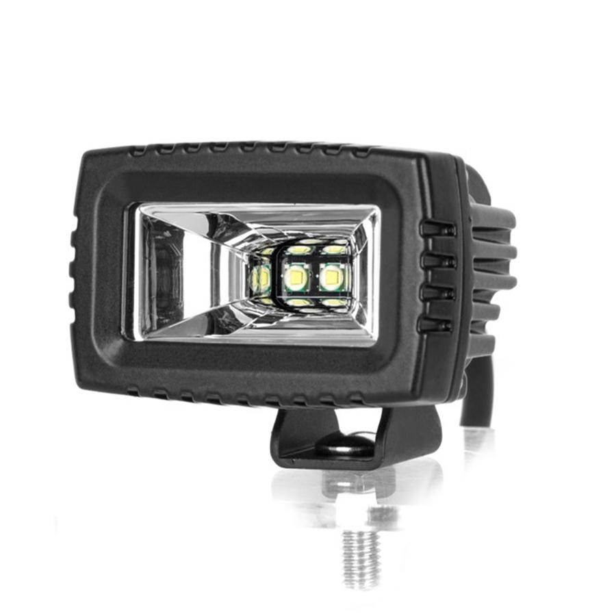 Universal Aluminum Pair 40W 4000 Lumens 6500K Real LED Flood Work Light Bar Off Road Backup Driving Lights Fog Lamp