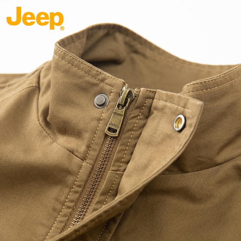 Jeep Men's Stand Collar Workwear Jacket