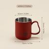 Unbreakable PP Plastic Bathroom Tumbler Cup with Handle Matte Toothbrush Mug Drinking Cup for Kids Home Bathroom Accessories